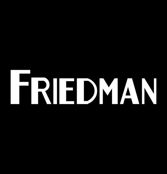 Friedman decal, music instrument decal, car decal sticker