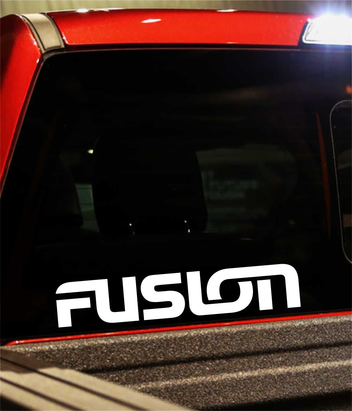 Fusion decal, sticker, audio decal