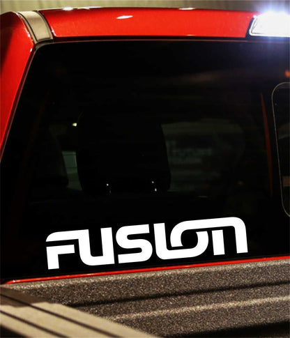 Fusion decal, sticker, audio decal