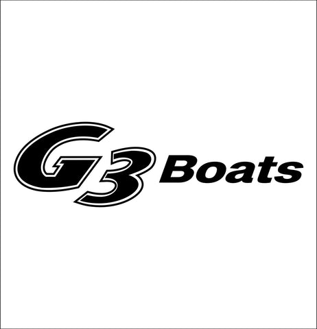 G3 boats decal, car decal, fishing hunting sticker
