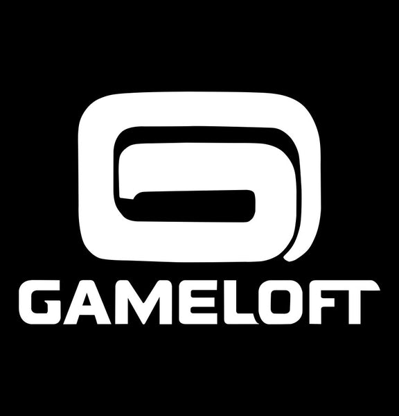 Gameloft decal, video game decal, sticker, car decal