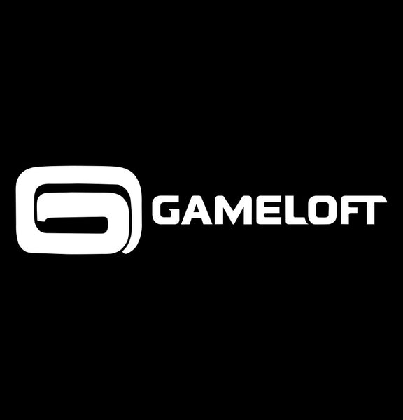 Gameloft decal, video game decal, sticker, car decal