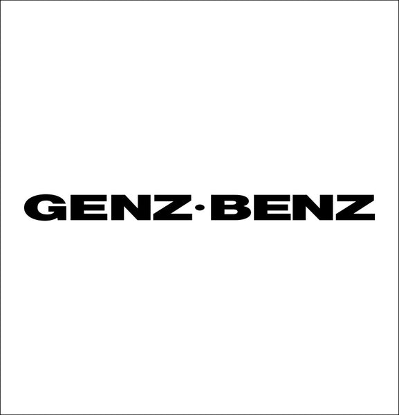 Genz Benz decal, music instrument decal, car decal sticker