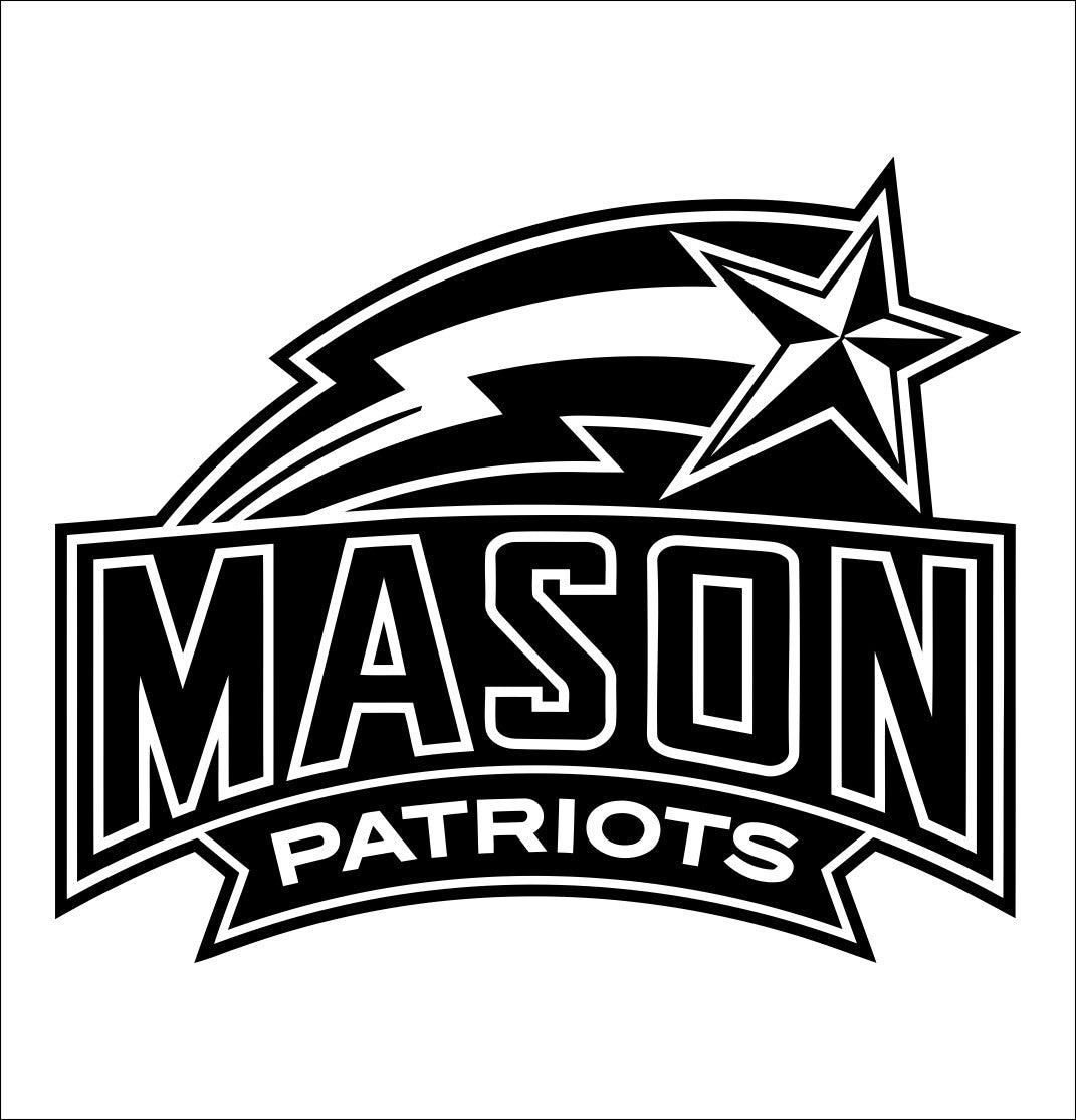 George Mason Patriots decal, car decal sticker, college football