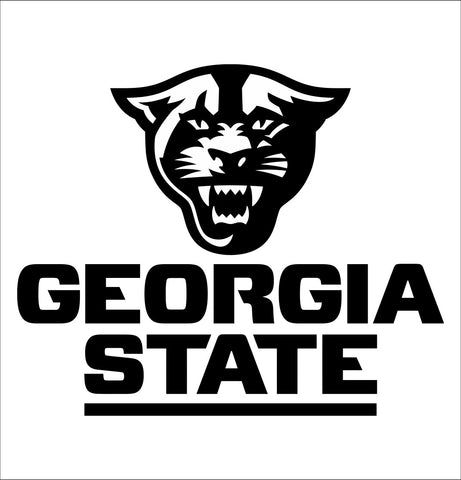 Georgia State Panthers decal, car decal sticker, college football