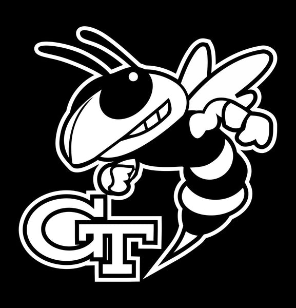 Georgia Tech Hornets decal, car decal sticker, college football
