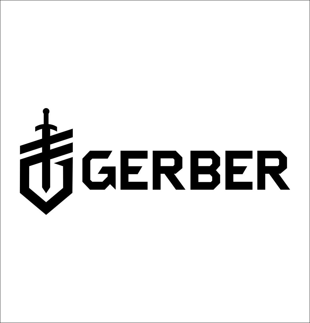 gerber gear decal, sticker, hunting fishing decal, car sticker