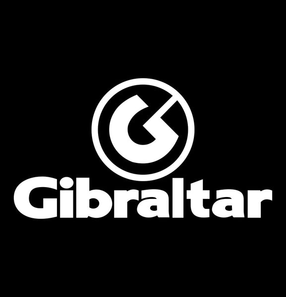 Gibraltar Hardware decal, music instrument decal, car decal sticker