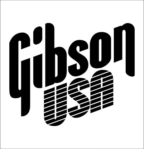 Gibson decal, music instrument decal, car decal sticker