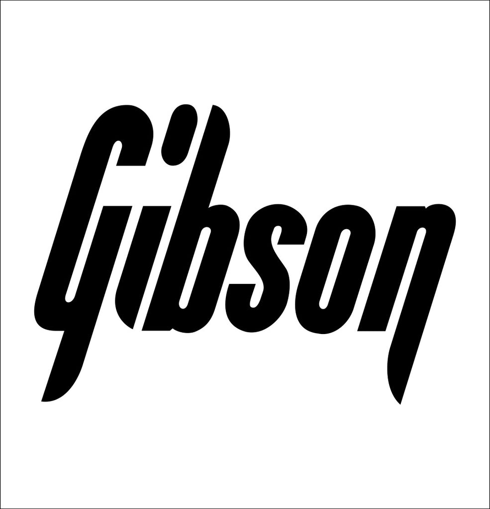 Gibson decal, music instrument decal, car decal sticker