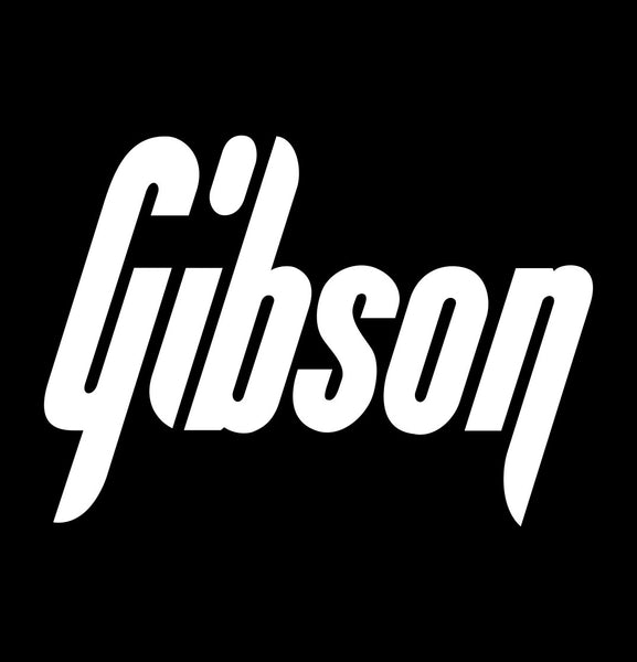 Gibson decal, music instrument decal, car decal sticker