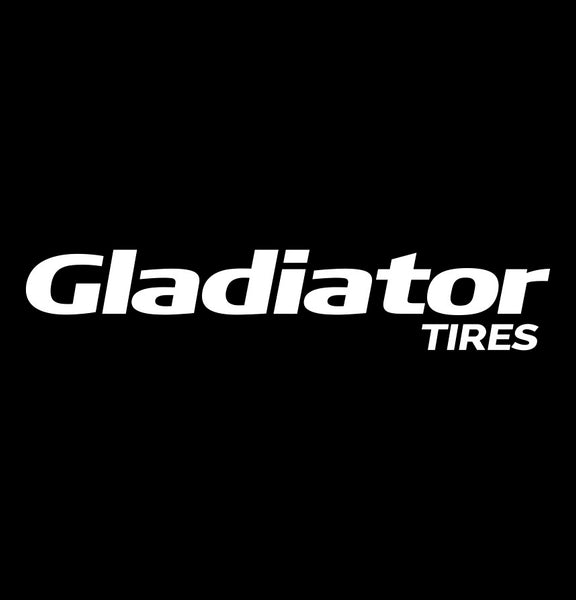 Gladiator Tires decal, performance car decal sticker