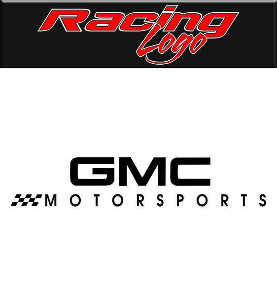 GMC Motorsports Racing decal, racing sticker
