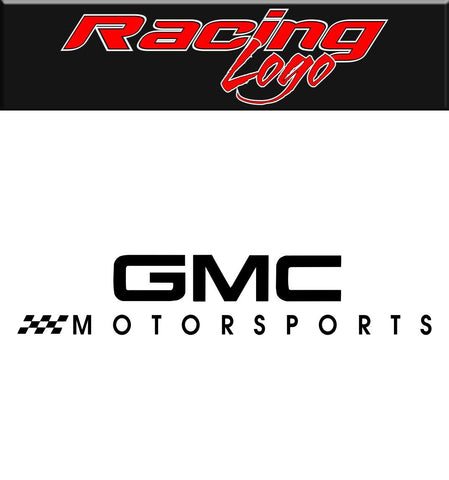 GMC Motorsports Racing decal, racing sticker
