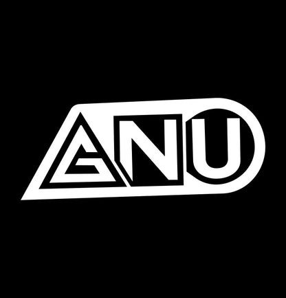 GNU Snowboards DECAL, Snowboard DECAL