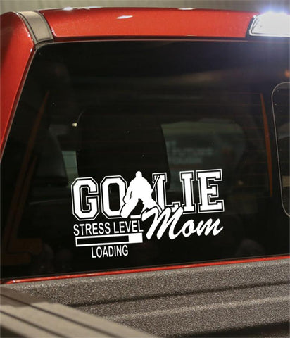 goalie mom hockey decal - North 49 Decals