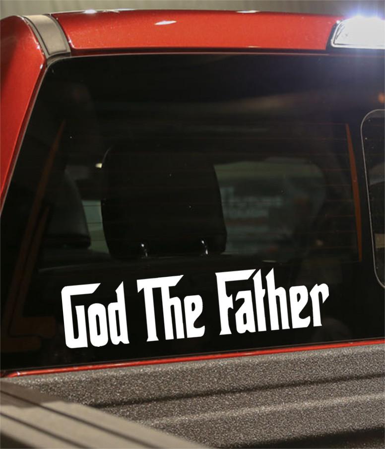 god the father religious decal - North 49 Decals