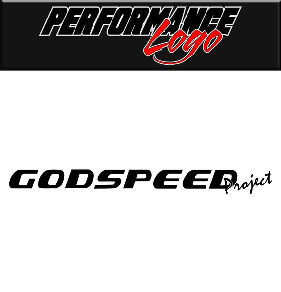 Godspeed Project decal, car decal, sticker