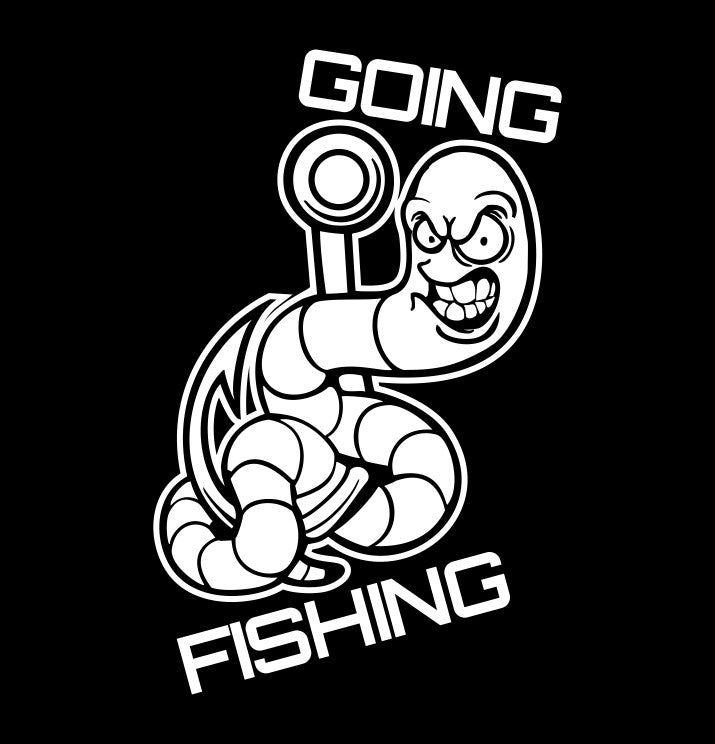 fishing decal, sticker
