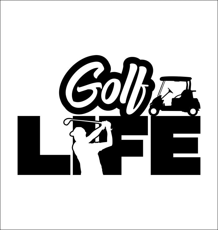 Golf Life decal, golf decal