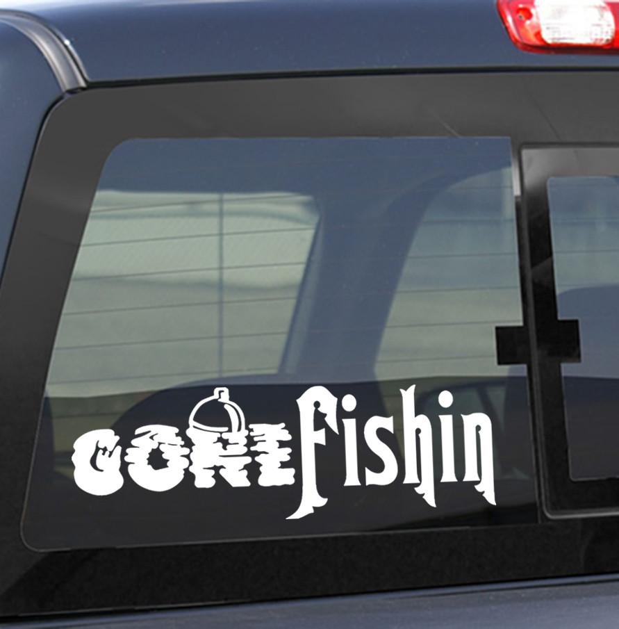 Gone fishin fishing decal – North 49 Decals