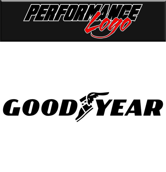Good Year decal performance decal sticker