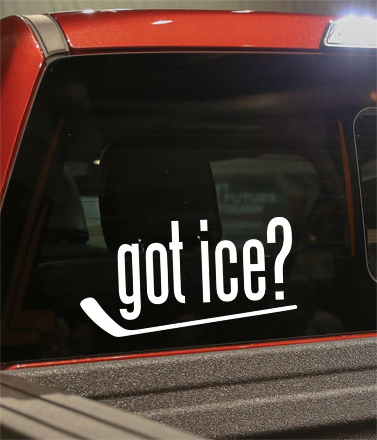 got ice hockey decal - North 49 Decals