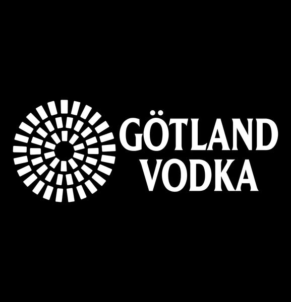 Gotland decal, vodka decal, car decal, sticker
