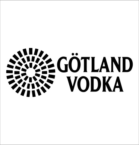 Gotland decal, vodka decal, car decal, sticker