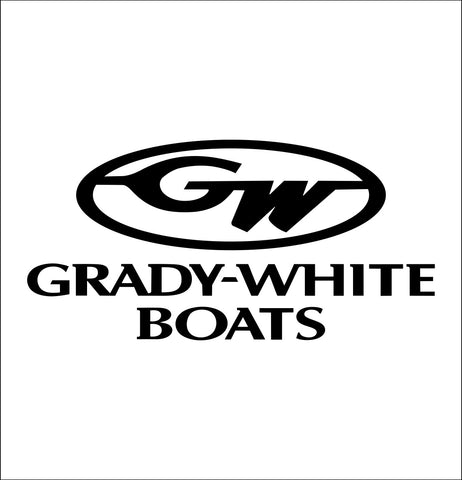 grady white boats decal, car decal, fishing hunting sticker