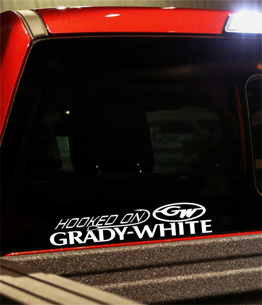 grady white boats decal, car decal, fishing sticker