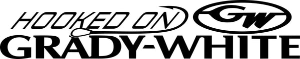 grady white boats decal, car decal, fishing sticker