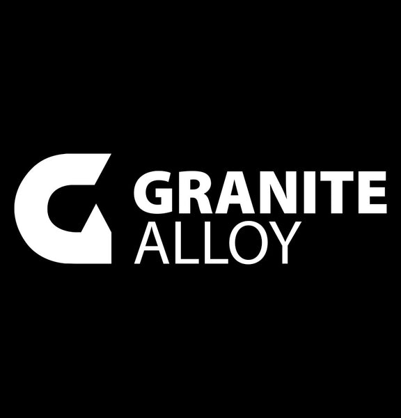 Granite Alloy decal, performance car decal sticker