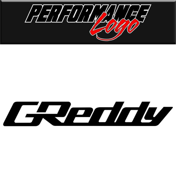 Greddy decal performance decal sticker