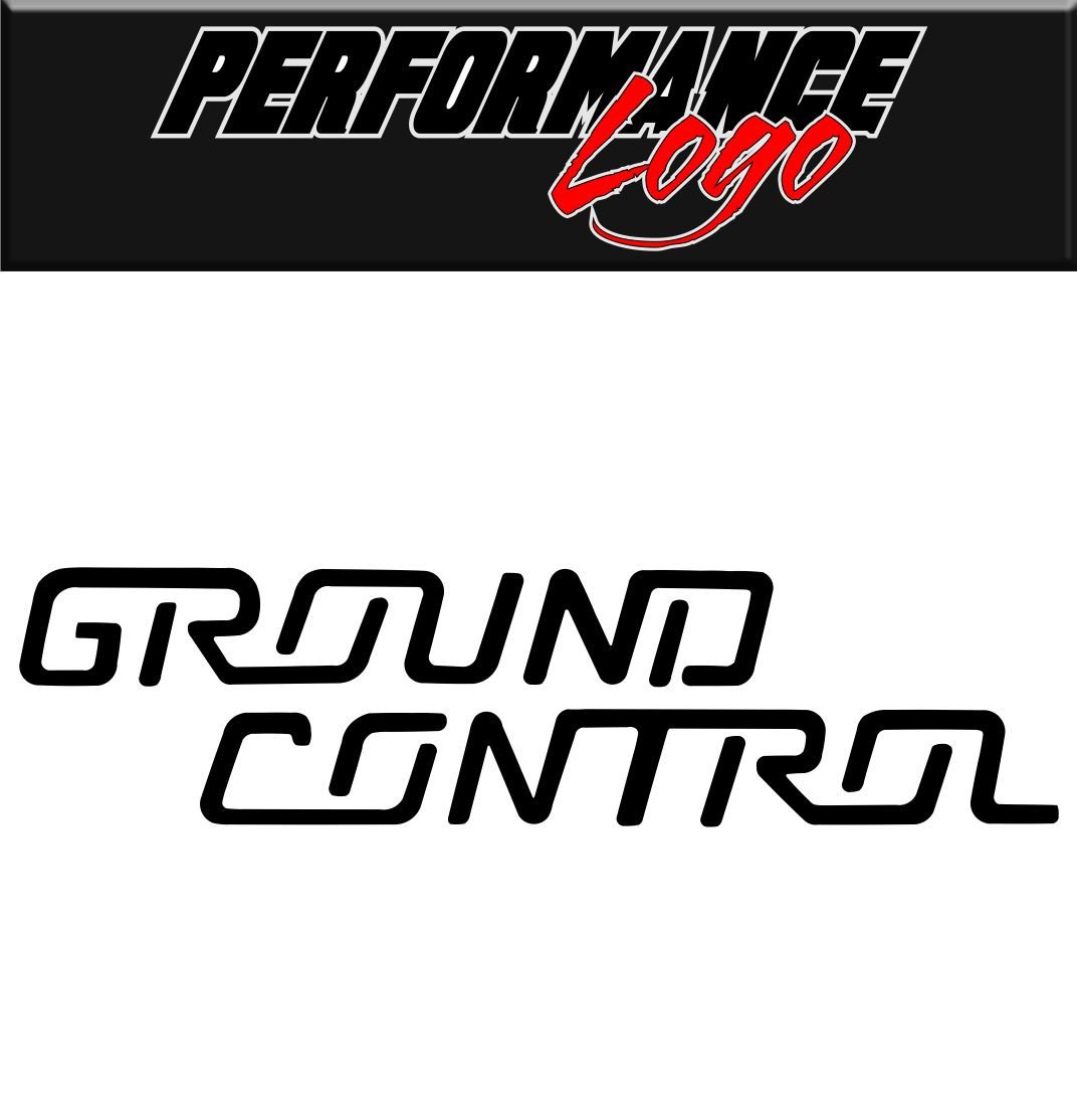 Ground Control decal – North 49 Decals