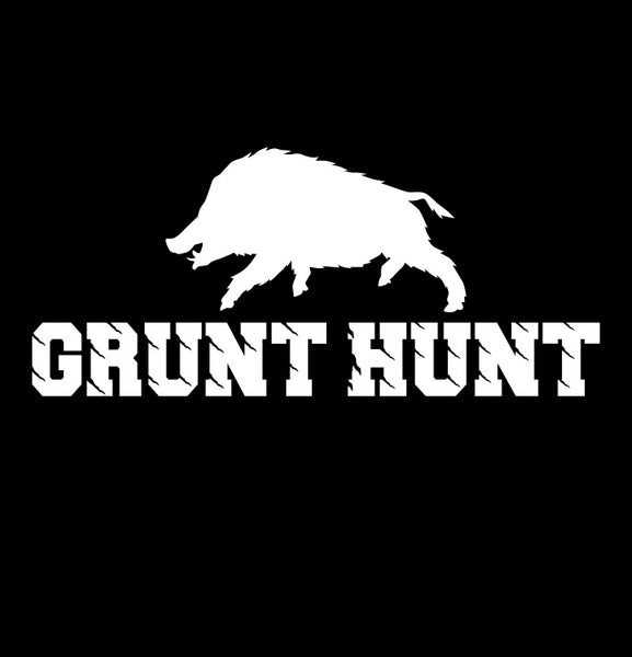 Grunt Hunt hunting decal
