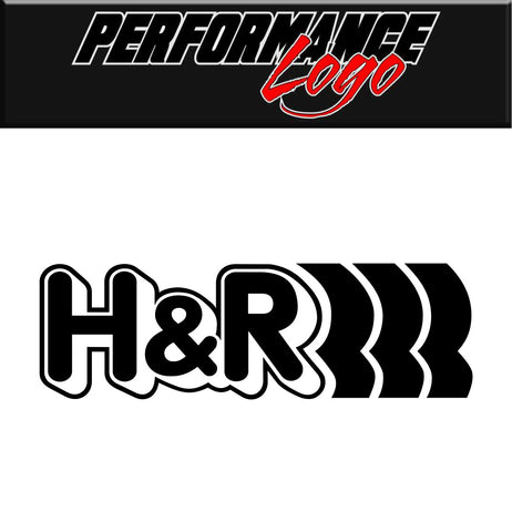 H & R Springs decal, performance decal, car decal sticker