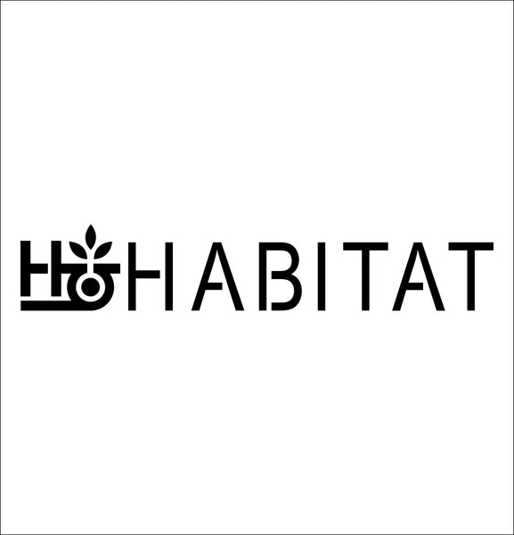 Habitat Skateboards decal, skateboarding decal, car decal sticker