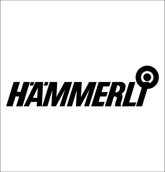 Hammerli decal, firearms decal sticker