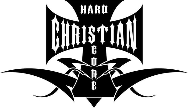 hard core christian religious decal - North 49 Decals