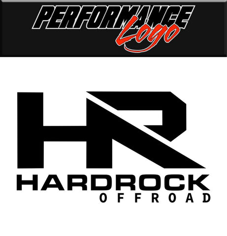 Hardrock Off Road decal, performance car decal sticker