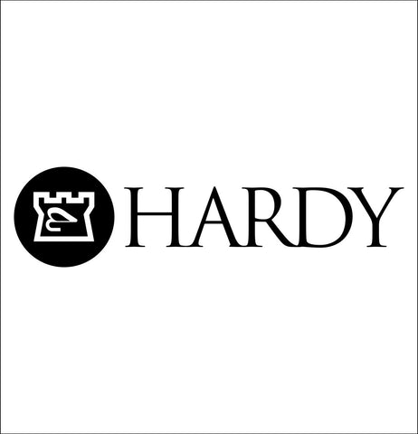 Hardy decal, fishing hunting car decal sticker