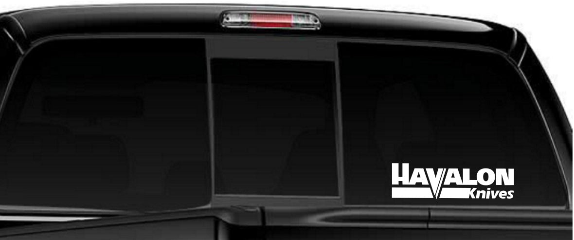 havalon knives decal, car decal sticker