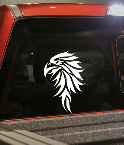 hawk flaming animal decal - North 49 Decals