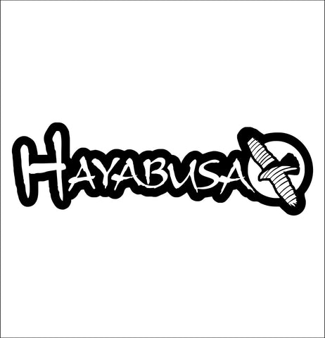 Hayabusa decal, mma boxing decal, car decal sticker