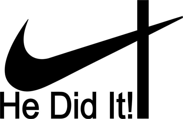 he did it religious decal - North 49 Decals