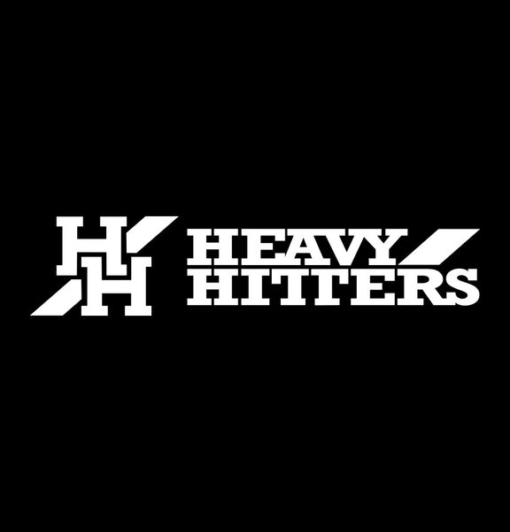Heavy Hitters Wheels decal, performance car decal sticker