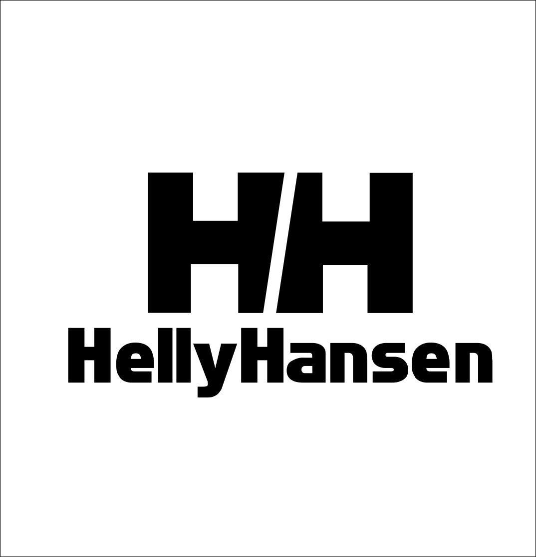 helly hansen decal, sticker, hunting fishing decal, car sticker