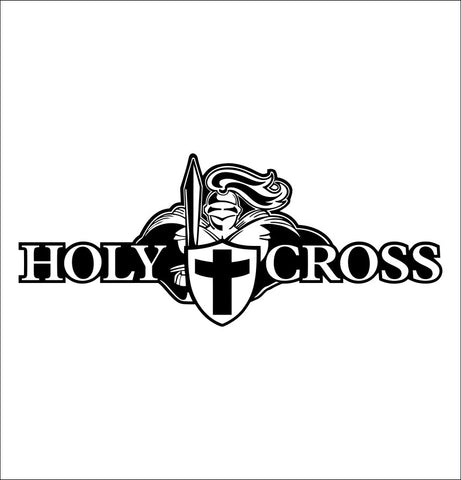 Holy Cross Crusaders decal, car decal sticker, college football