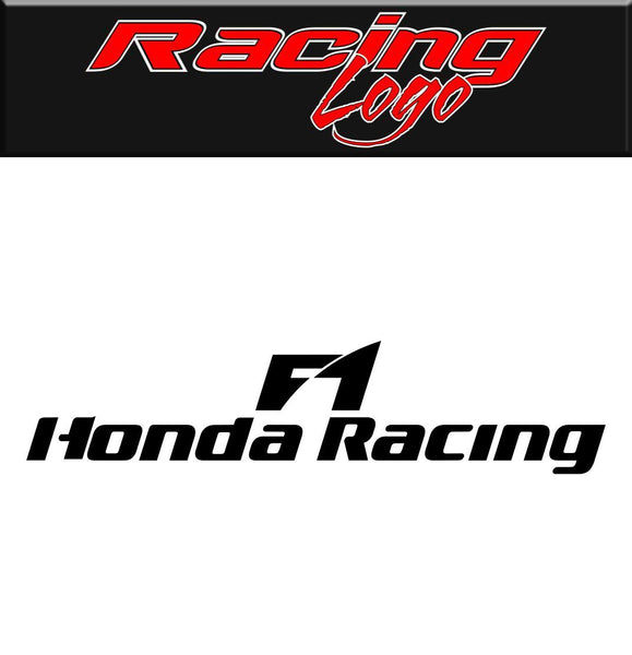 Honda F1 Racing decal, racing sticker